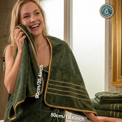 6-Pack High-Quality Luxury Face Towels, Striped Design, Super Absorbent & Quick-Dry, Soft Touch, Reusable, Ideal for Home & Spa Use, Quick Drying Towel