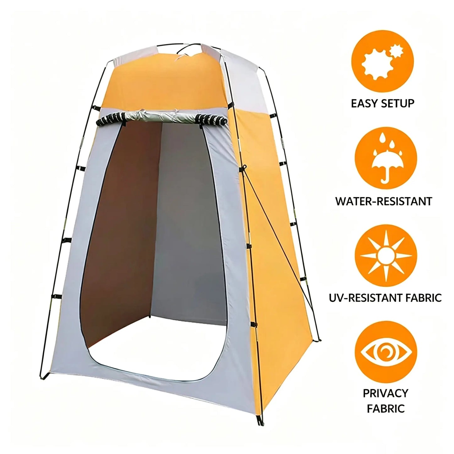 Portable Outdoor Instant Inflatable Tent, Privacy Camping Shower Toilet, Changing Room # Popup Shade # Quiet Canopy Setup Easy