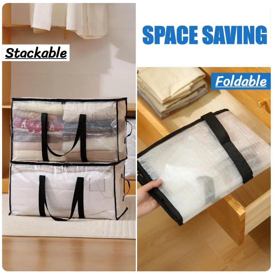 88L Heavy Duty Woven PE Storage Bag - 24 Gal Extra Large Waterproof Moving Tote (Alternative to Moving Boxes) with Tag Pocket, for Camping Gear & Large Internal Frame Backpacks (1/2/3/4 Pack)