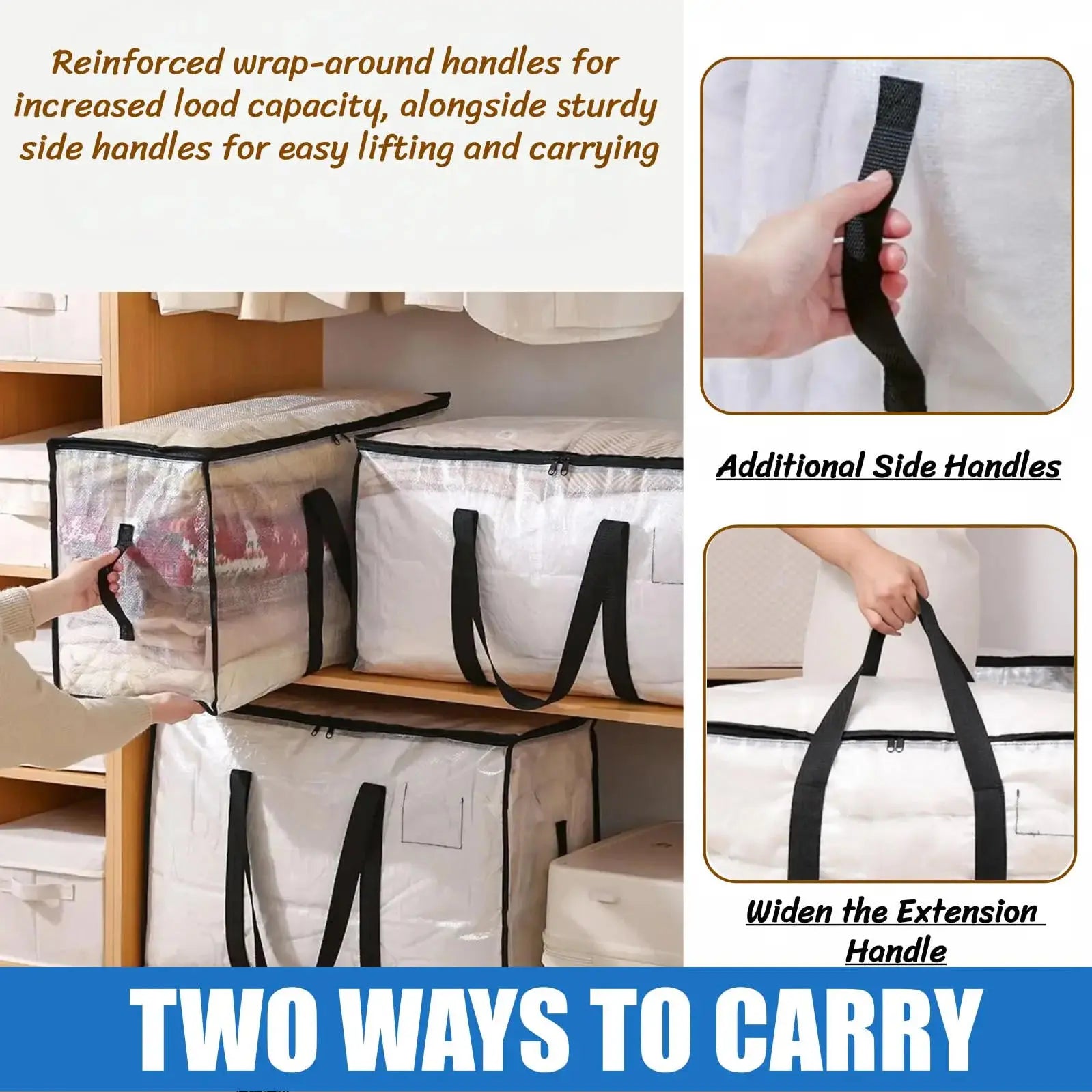 88L Heavy Duty Woven PE Storage Bag - 24 Gal Extra Large Waterproof Moving Tote (Alternative to Moving Boxes) with Tag Pocket, for Camping Gear & Large Internal Frame Backpacks (1/2/3/4 Pack)