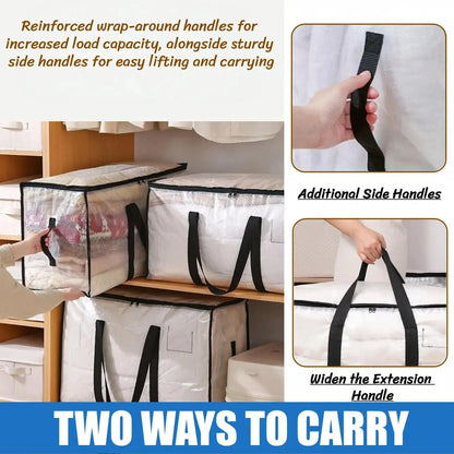 88L Heavy Duty Woven PE Storage Bag - 24 Gal Extra Large Waterproof Moving Tote (Alternative to Moving Boxes) with Tag Pocket, for Camping Gear & Large Internal Frame Backpacks (1/2/3/4 Pack)