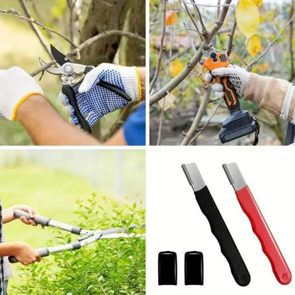 【Summer Sale Deals】Professional Kitchen Knife & Portable Garden Scissors Sharpener. Precision Edge Hand Blade Grinding Stone Tool. Compact Multi-Purpose Pruning Shears Cutter & Home Sharpening Gadget (Random Color).