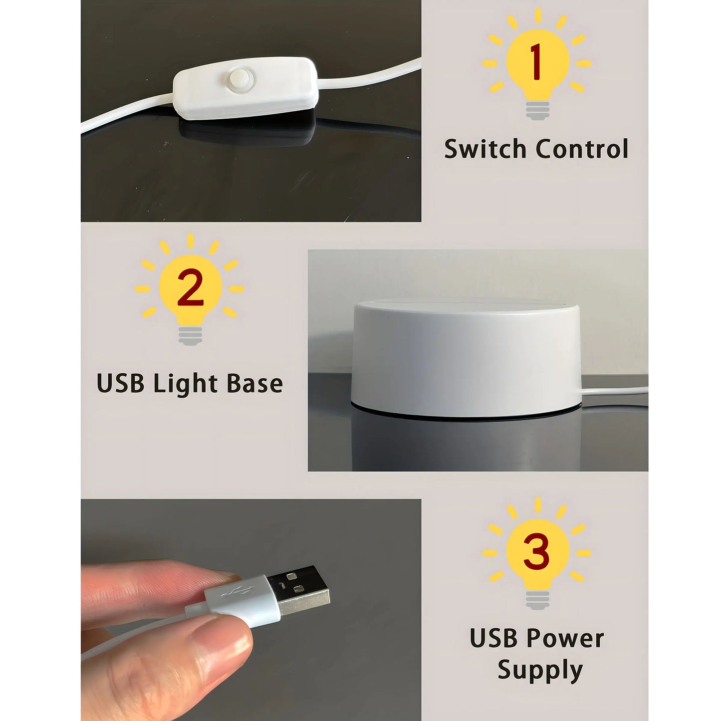Creative Handheld Love Night Light, Led Home Decor, Unique Switch Control Warm Lighting, Perfect Birthday Gift for Mom, Mother'S Day, Valentine'S Day