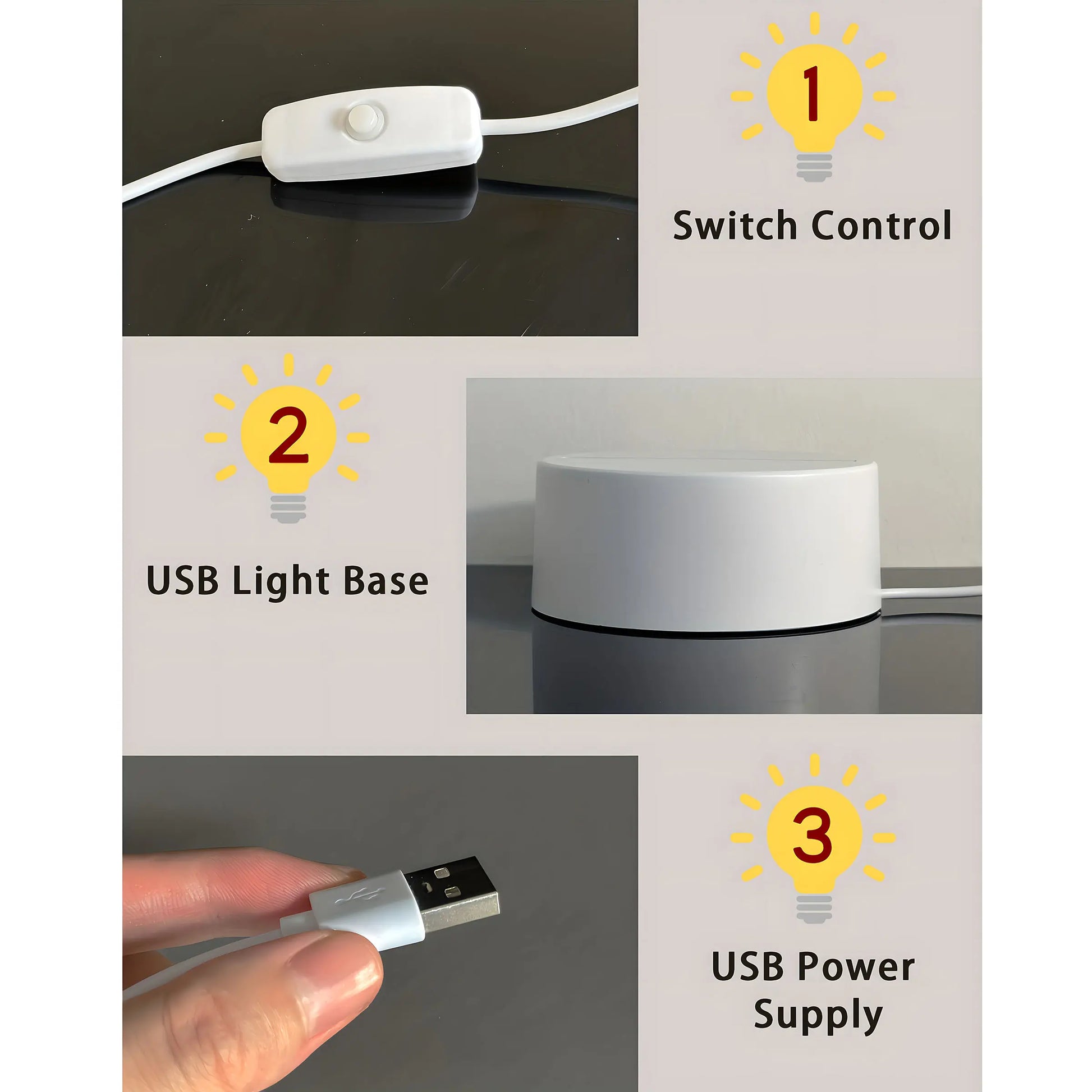 Creative Handheld Love Night Light, Led Home Decor, Unique Switch Control Warm Lighting, Perfect Birthday Gift for Mom, Mother'S Day, Valentine'S Day