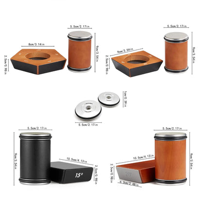 Rolling Knife Sharpener Kit, 1 Set Portable Cutting Knife Sharpener Tool with Diamond Grinding Disc and Ceramic Honing Disc, Kitchen Knife Sharpening with Multiple Angles for Home Kitchen, Wooden #TOP PICKS
