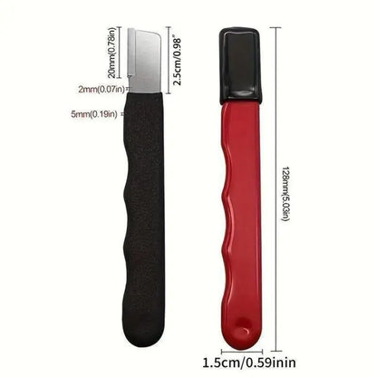 【Summer Sale Deals】Professional Kitchen Knife & Portable Garden Scissors Sharpener. Precision Edge Hand Blade Grinding Stone Tool. Compact Multi-Purpose Pruning Shears Cutter & Home Sharpening Gadget (Random Color).