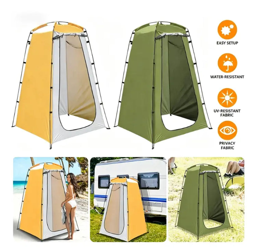 Portable Outdoor Instant Inflatable Tent, Privacy Camping Shower Toilet, Changing Room # Popup Shade # Quiet Canopy Setup Easy